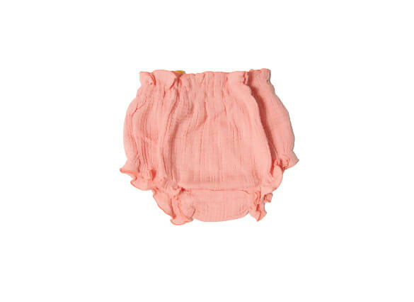 Sunshine Baby Cute Organic Muslin Cotton Bloomers For Babies - Pink | Grocsy