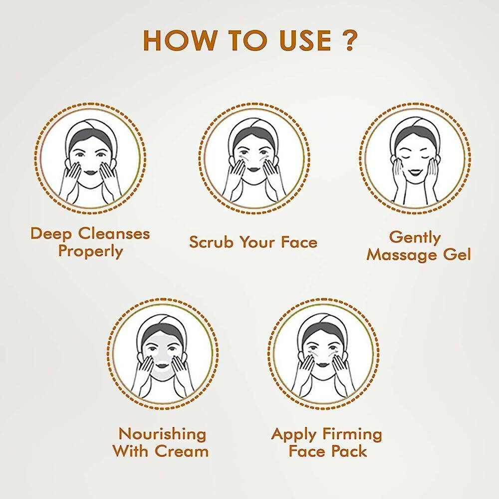 NutriGlow Gold Kesar Facial Kit | Grocsy