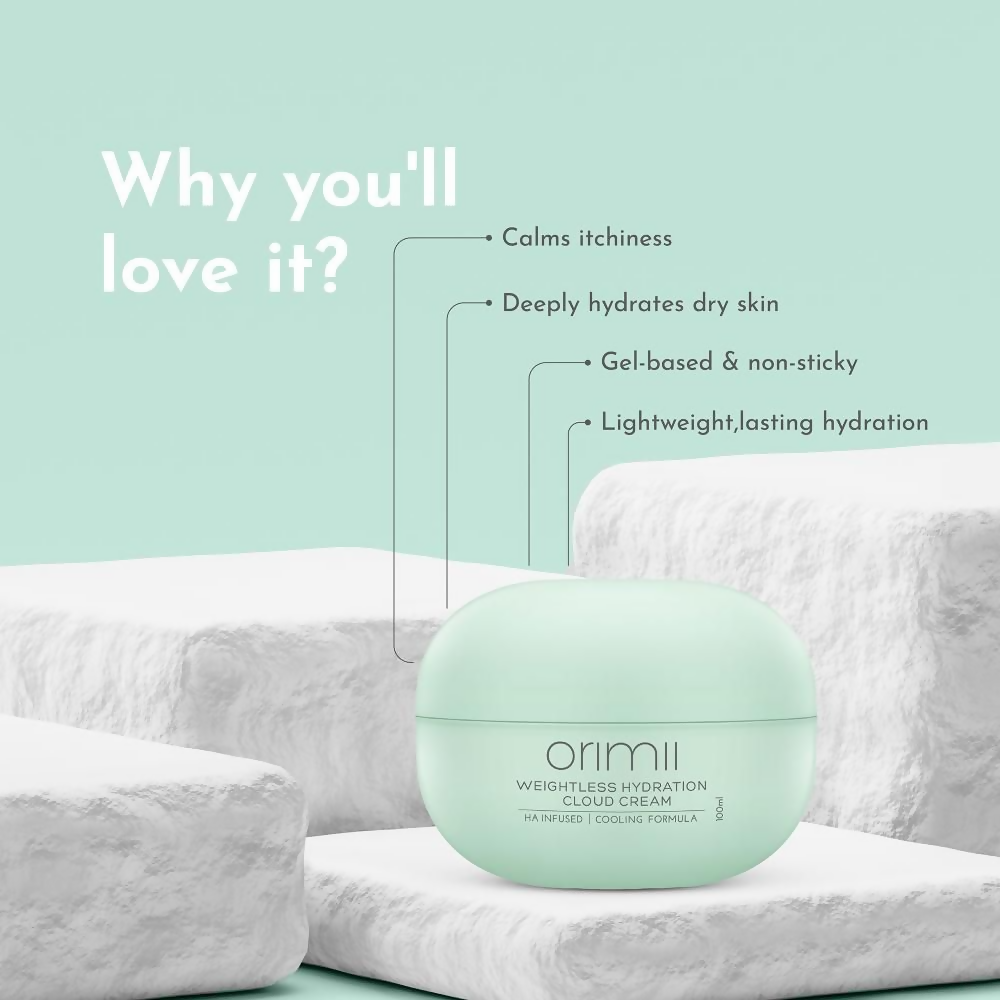 Orimii Ultra Light Hydration Cloud Cream For Moisturizing Face & Body | Grocsy