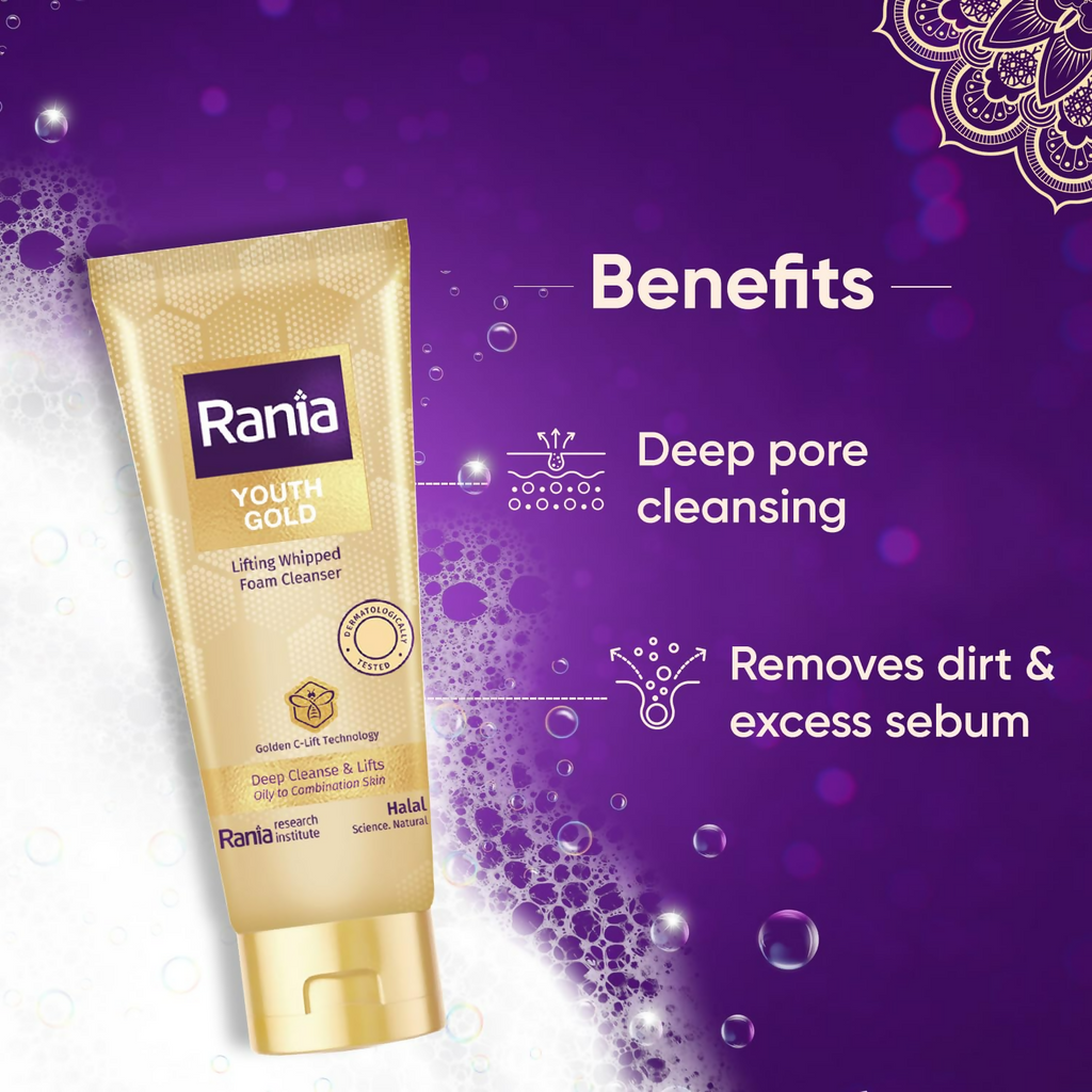 Rania Creamy Foam Facewash Deeply Cleanses | Grocsy