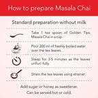 Golden Tips Masala Chai India's Authentic Spiced Tea | Grocsy