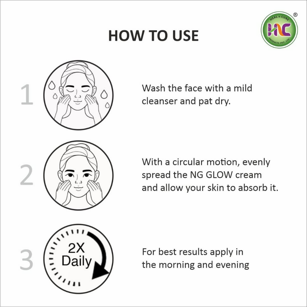 Heal N Cure NG Glow Cream | Grocsy