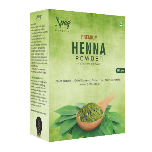 Spag Herbals Premium Henna Powder | Grocsy
