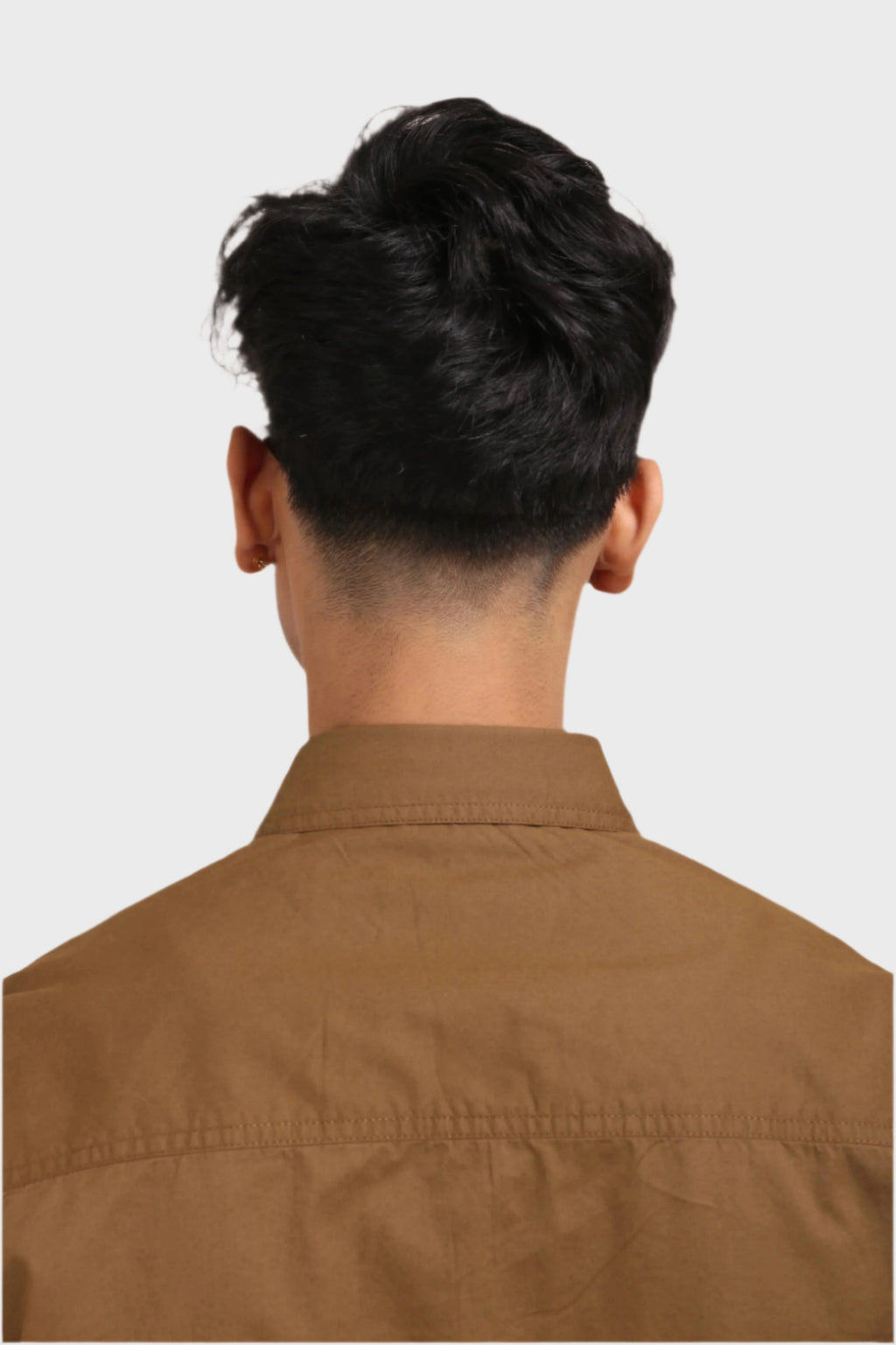 Jonesburg Brown Double Pocket Regular Fit Shirt | Grocsy