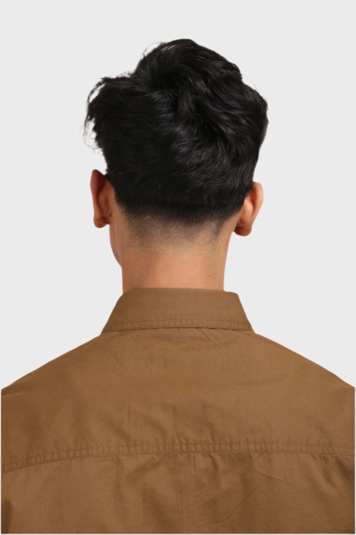 Jonesburg Brown Double Pocket Regular Fit Shirt | Grocsy