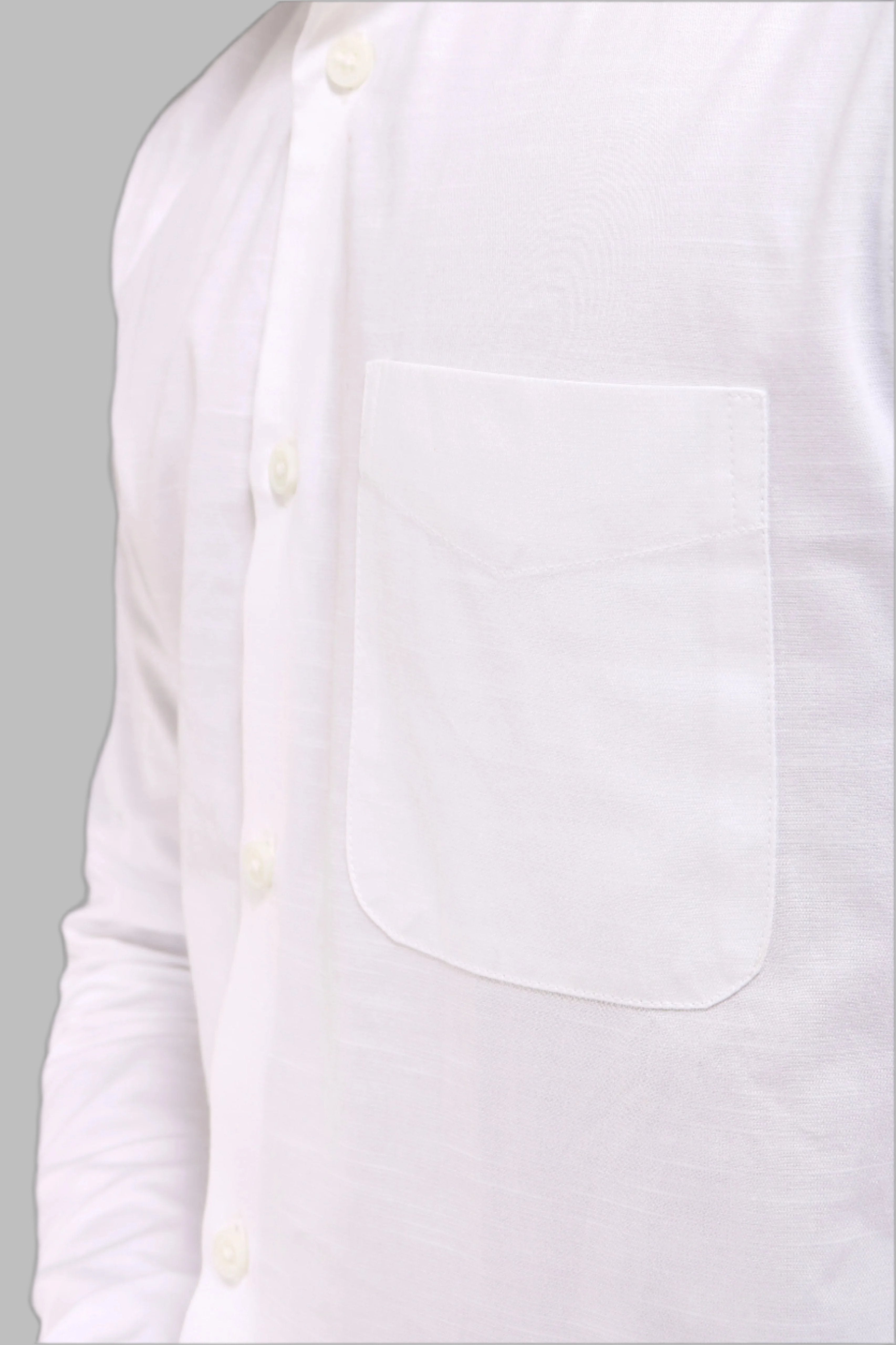 Jonesburg White Satin Slub Slim Fit Shirt | Grocsy