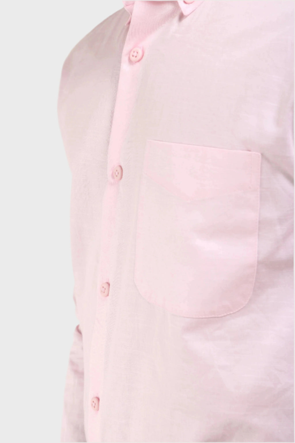 Jonesburg Mens Baby Pink Satin Slub Slim Fit Semi Formal Shirt | Grocsy