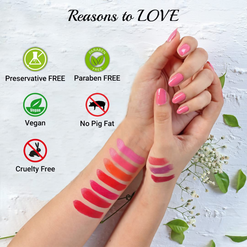 Iba Long Stay Matte Lipstick - M12 Pink Orchid | Grocsy