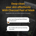 7 Days Activated Charcoal Face Mask - Peel Off - No Parabens & Mineral Oils | Grocsy