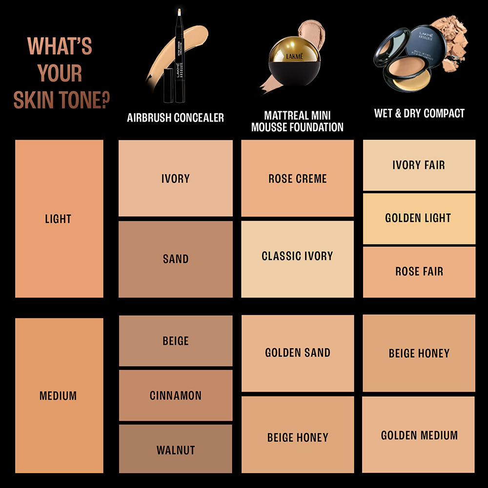 Lakme Xtraordin Airy Mattreal Mousse - Gold Med | Grocsy