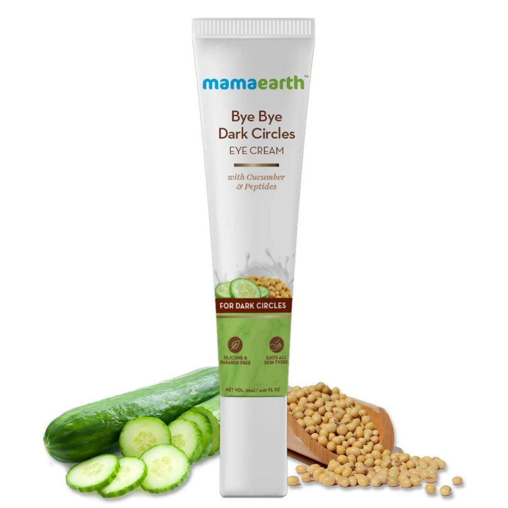 Mamaearth Bye Bye Dark Circles Eye Cream | Grocsy