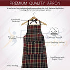 Fitness Mantra Waterproof Kitchen Apron For Men & Women-Multicolour | Grocsy