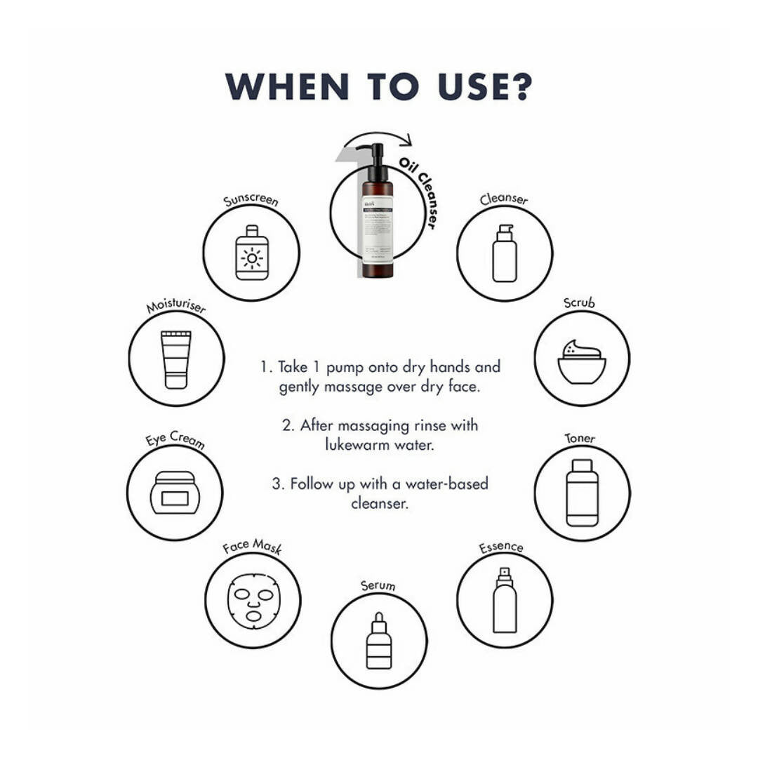 Dear Klairs Gentle Black Deep Cleansing Oil | Grocsy