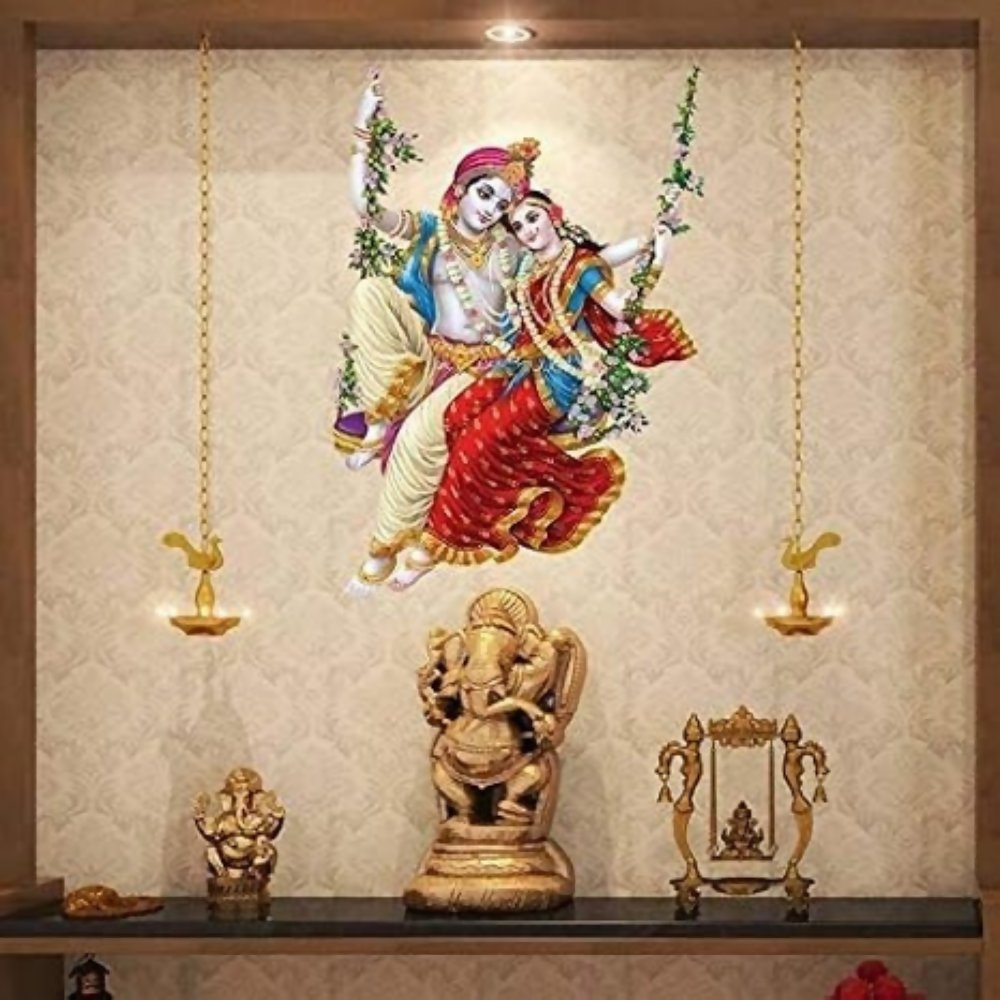 Rangoli Large Wall Sticker Multicolor | Grocsy
