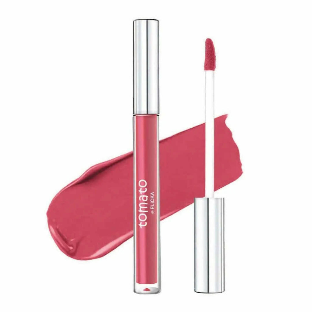 FLiCKA Tomato Liquid Lipstick - Pinkish Nude - Shade 10 | Grocsy