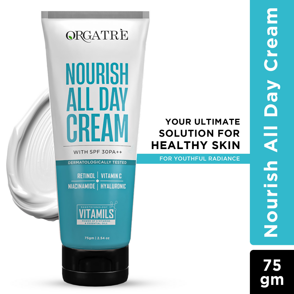 Orgatre Nourish All Day Cream SPF 30 PA++ | Grocsy