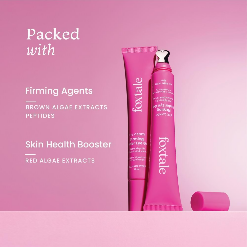 Foxtale Firming Eye Cream With Peptides For Brighter Under Eyes | Grocsy