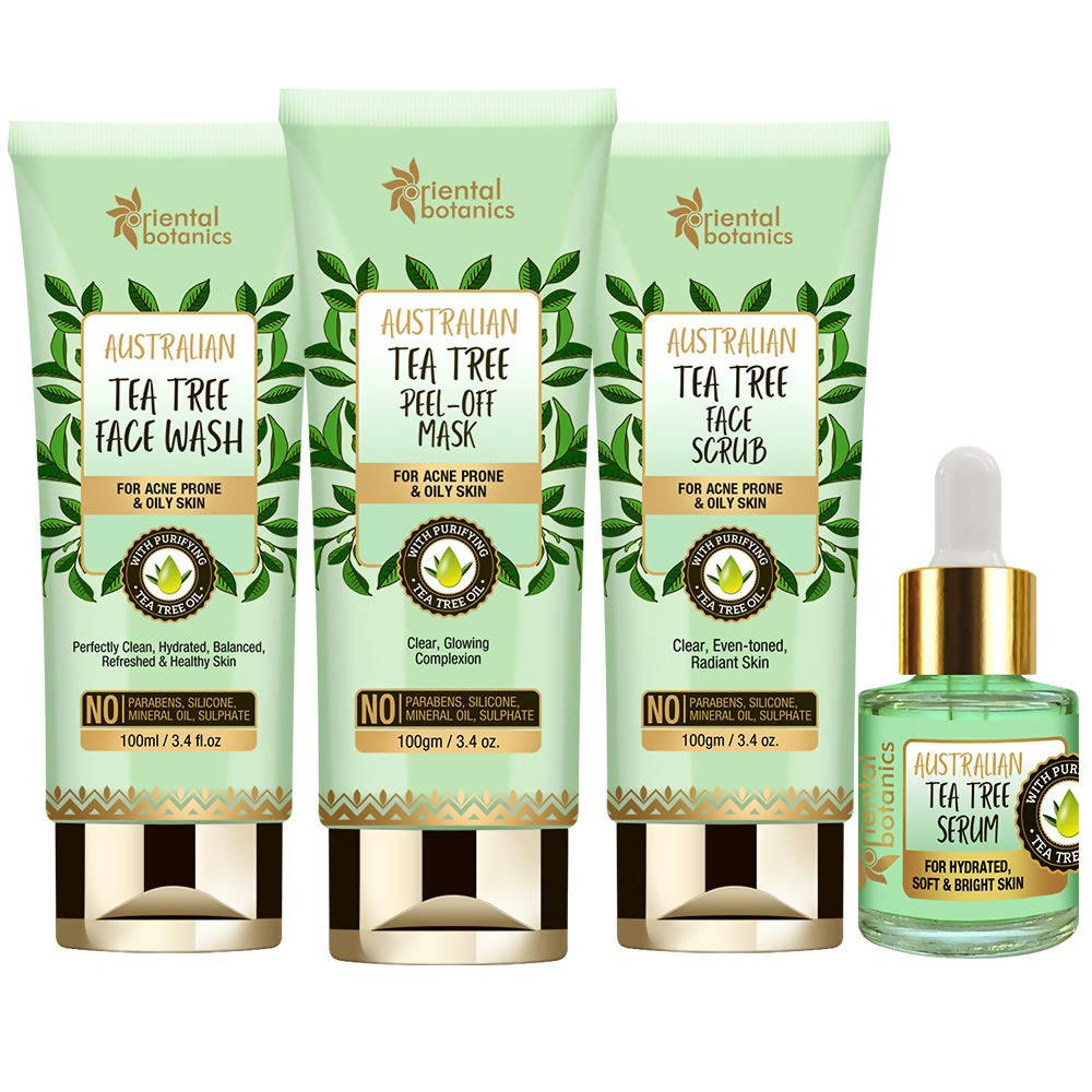 Oriental Botanics Australian Tea Tree Anti Acne Radiant Glow Combo | Grocsy