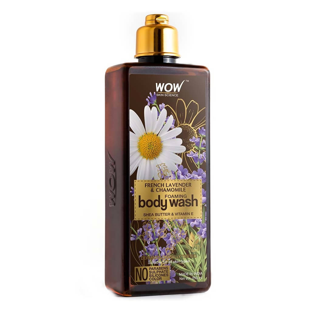 Wow Skin Science French Lavender & Chamomile Foaming Body Wash | Grocsy