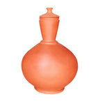 Tamas Handmade & Eco-Friendly Earthen Surahi With Clay Lid | Grocsy