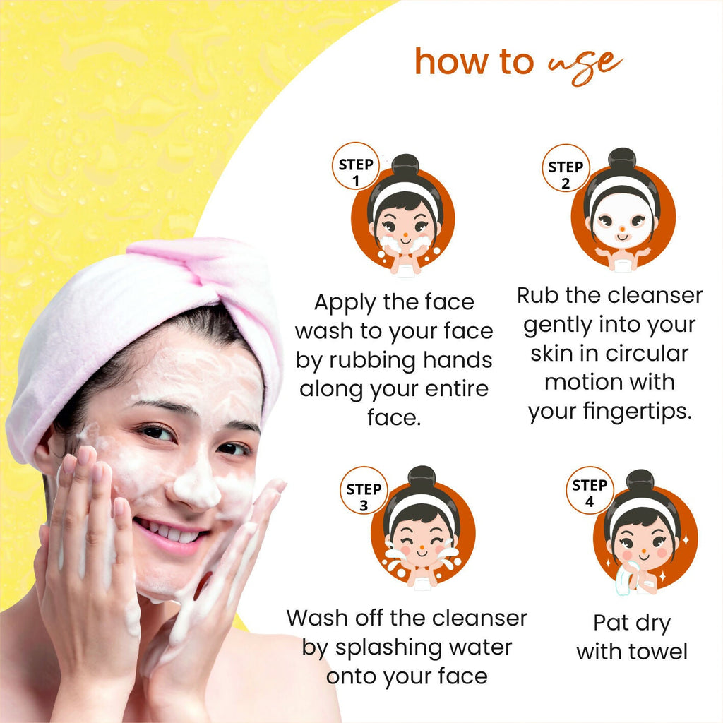 Globus Naturals Hyaluronic Acid & Vitamin C Face Wash | Grocsy