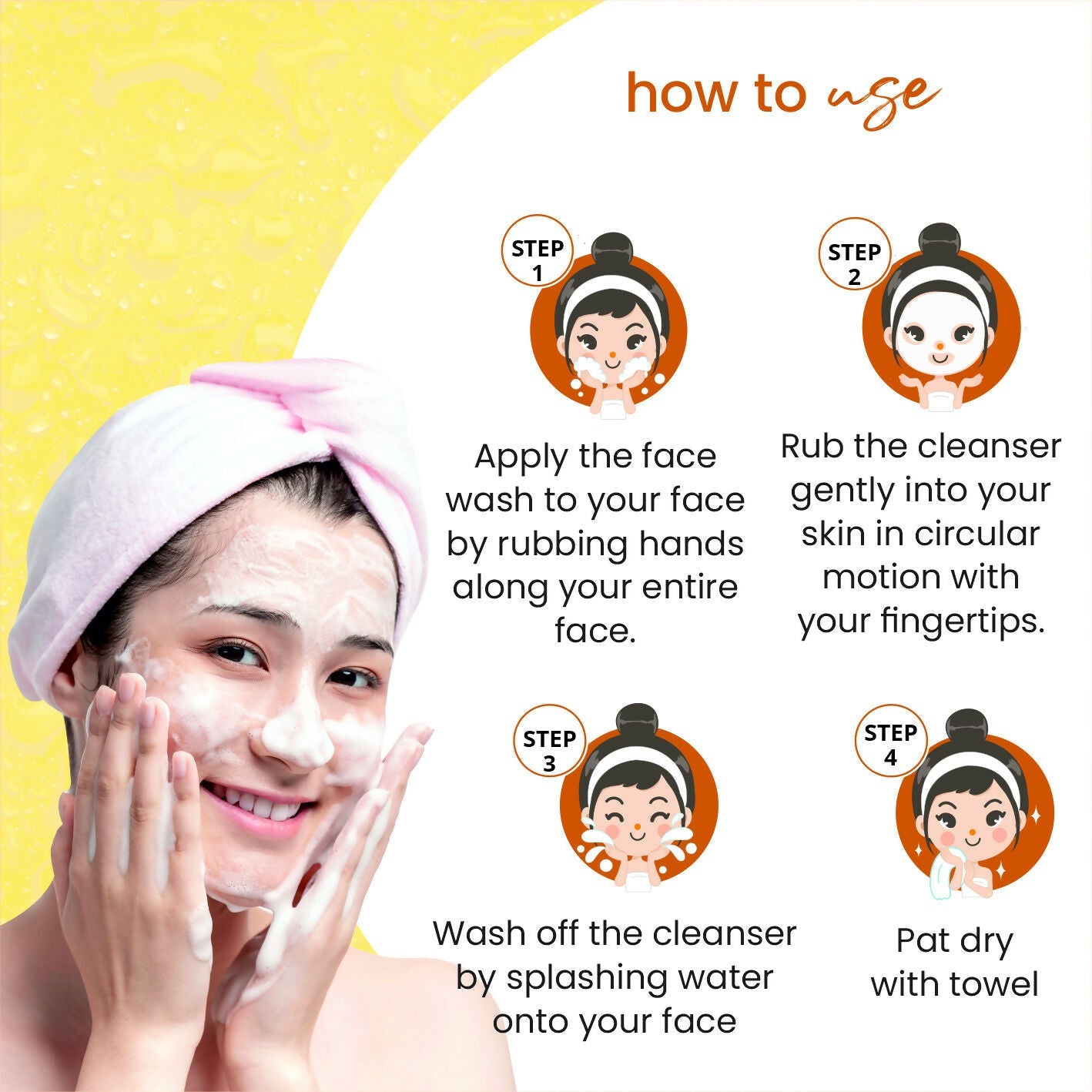 Globus Naturals Hyaluronic Acid & Vitamin C Face Wash | Grocsy