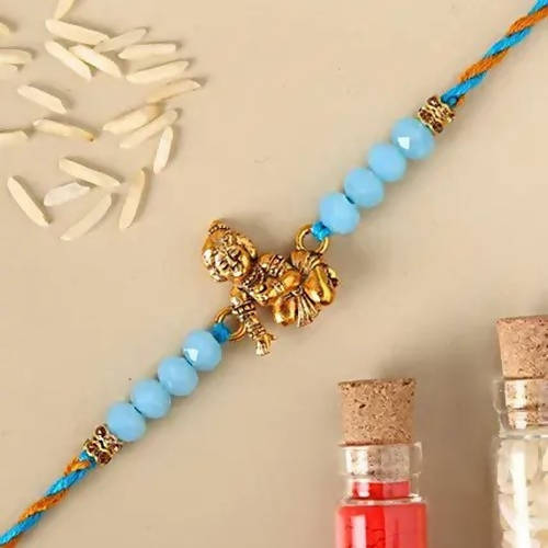Bal Kanha Rakhi & Almonds Jar | Grocsy