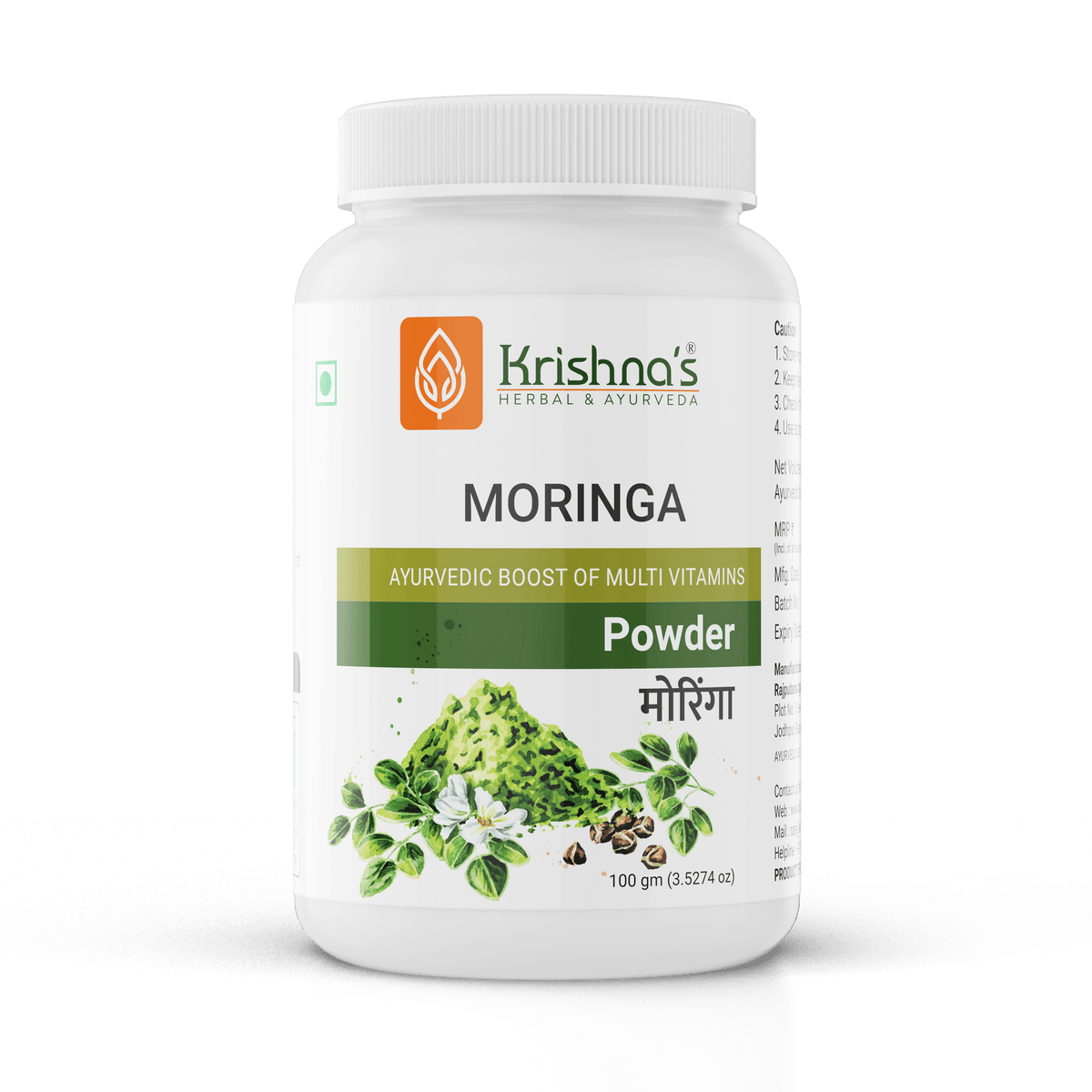 Krishna'S Herbal & Ayurveda Moringa Powder | Grocsy