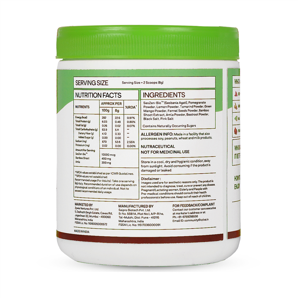 OZiva Plant Based Biotin (10,000+ mcg) | Grocsy