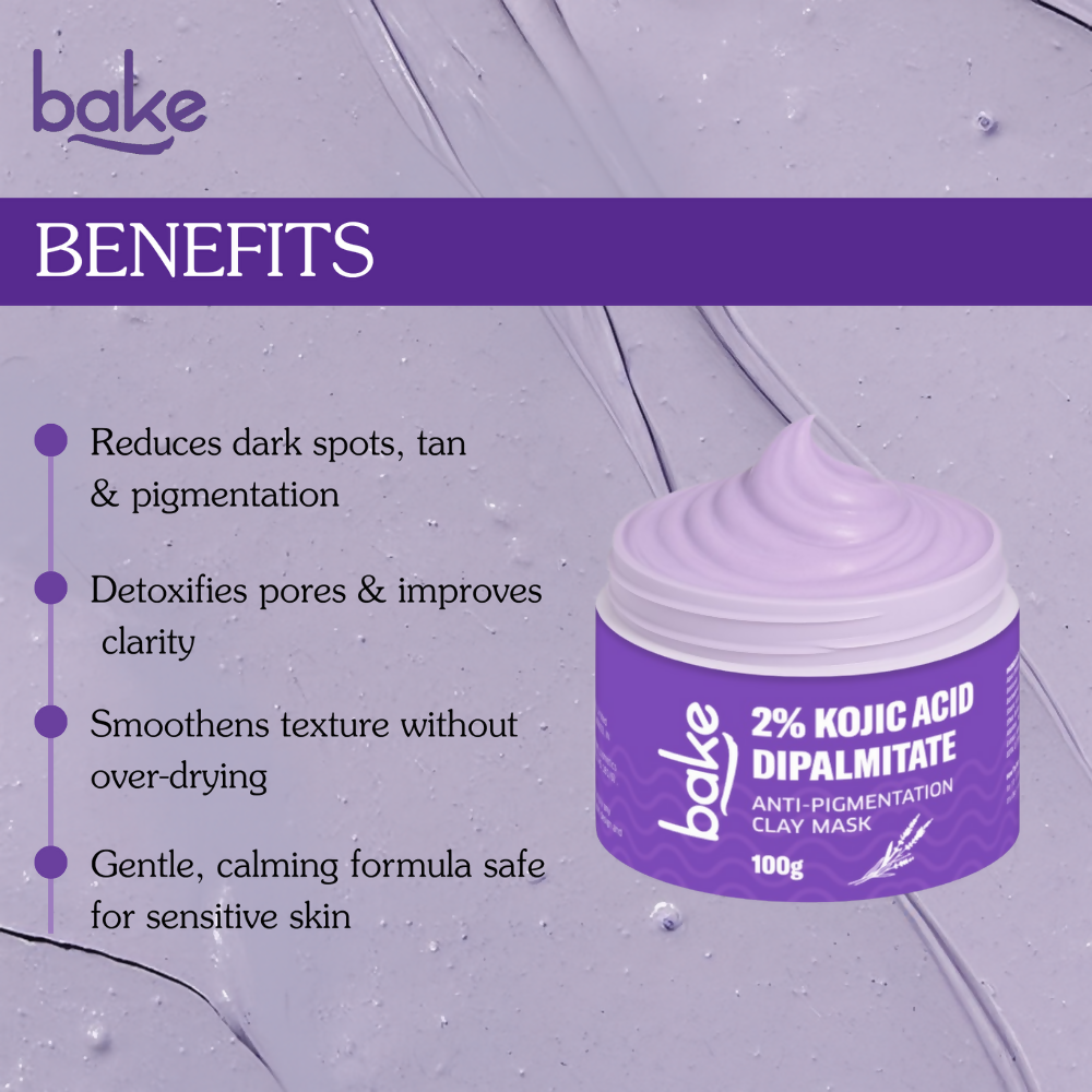 Bake Kojic Acid Anti-Pigmentation Clay Mask | Grocsy