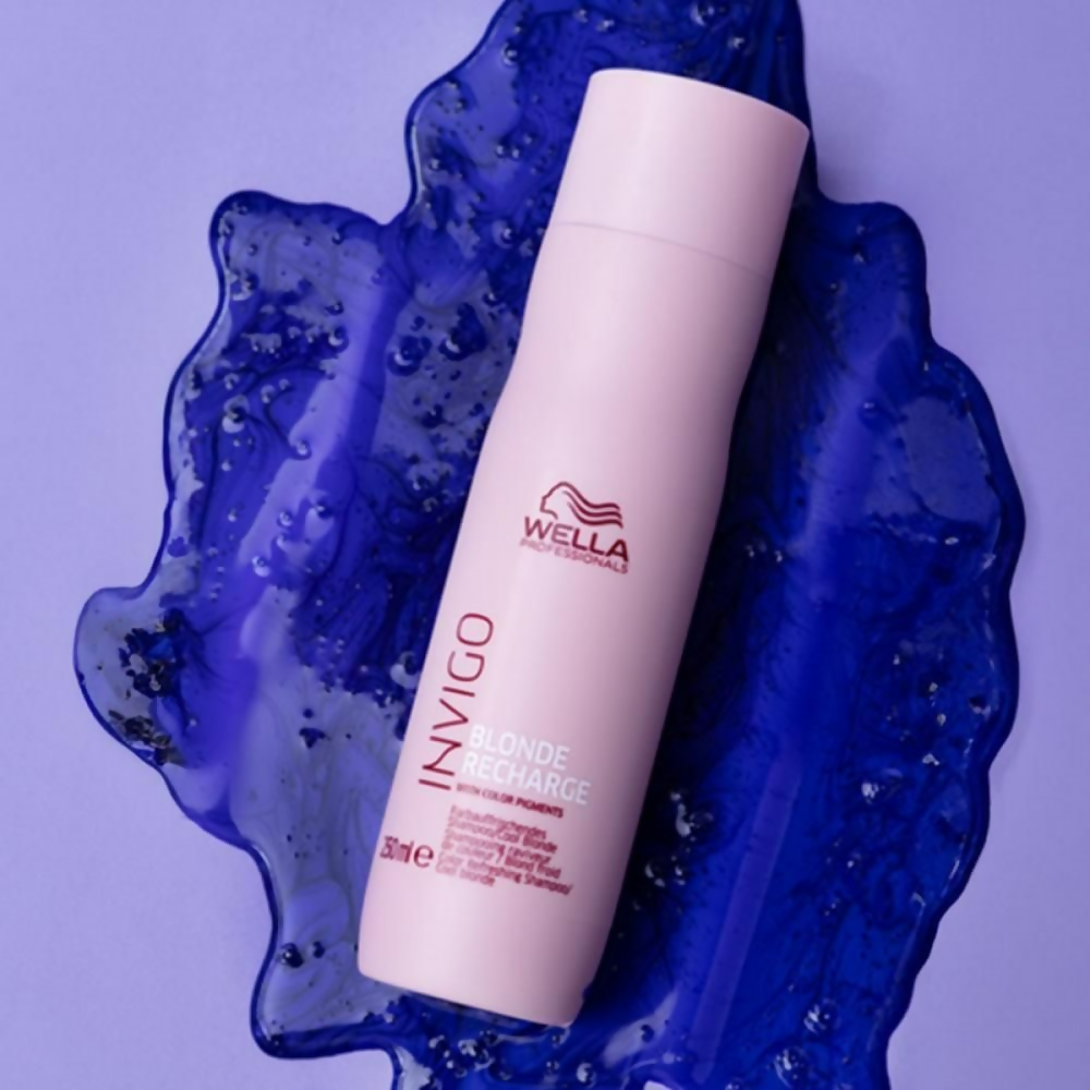 Wella Professionals Invigo Blonde Recharge Color Refreshing Shampoo | Grocsy