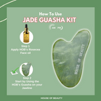 House of Beauty Jade Guasha Kit | Grocsy