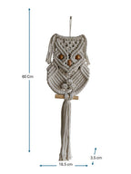 Sun Mun Decors Premium Macrame Owl | Grocsy