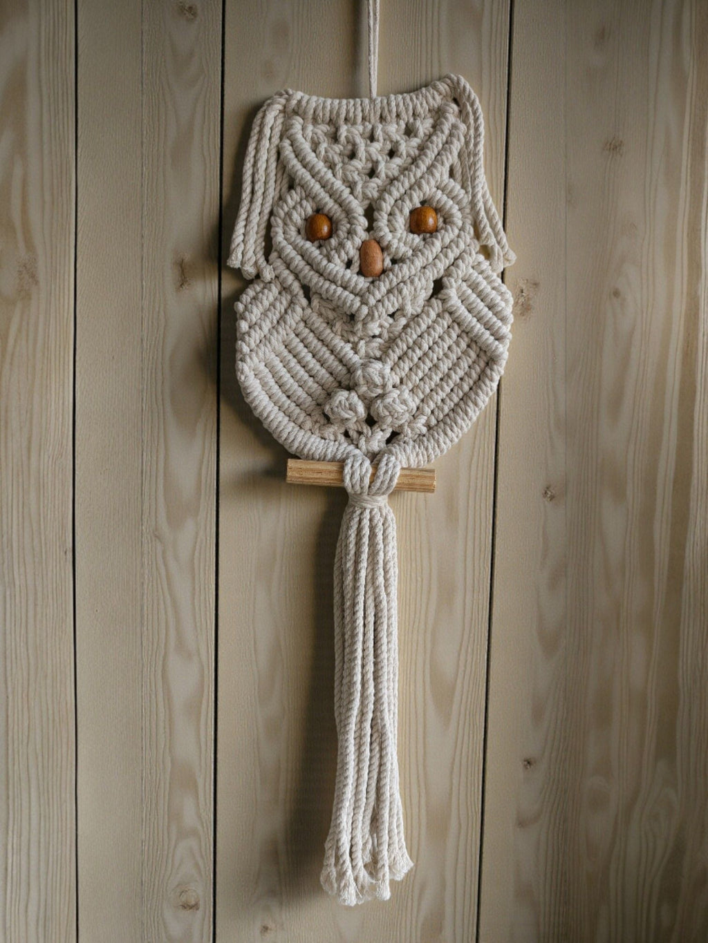 Sun Mun Decors Premium Macrame Owl | Grocsy