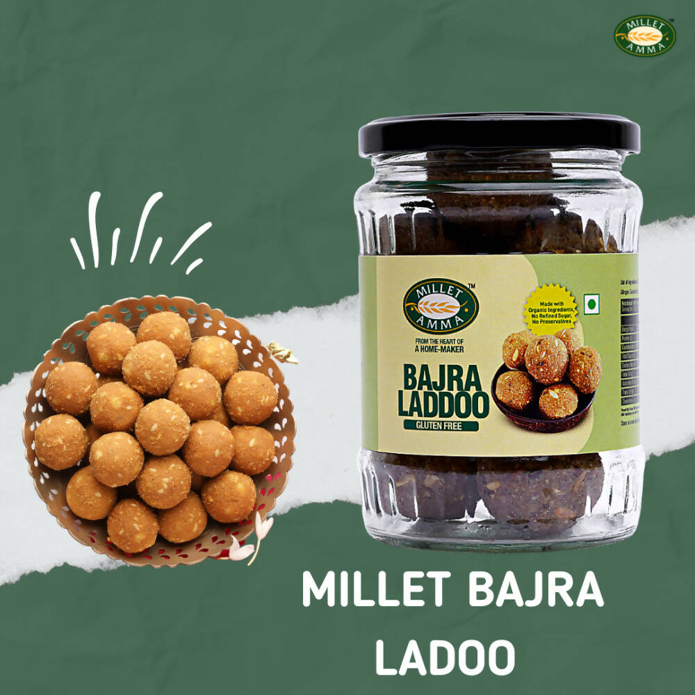 Millet Amma Bajra Laddoo -Made with Jaggery | Grocsy