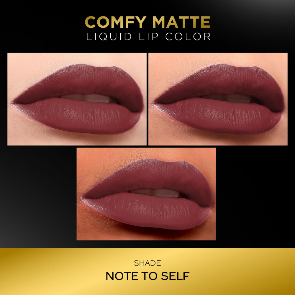 Faces Canada Comfy Matte Liquid Lipstick - Note To Self 07 10 HR Long Lasting | Grocsy