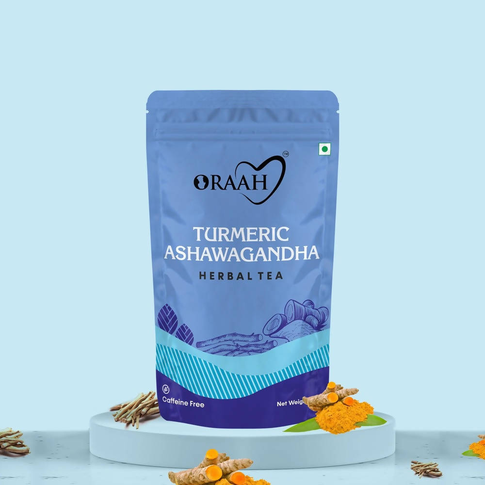 Oraah Turmeric Ashwagandha Herbal Tea | Grocsy