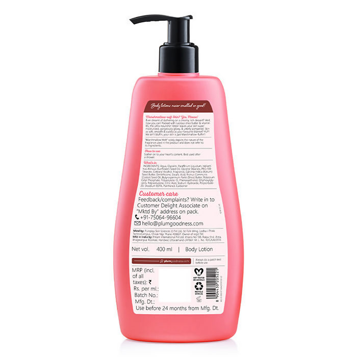 Plum BodyLovin Marshmallow Melt Body Lotion With Shea Butter & Vitamin B5 | Grocsy