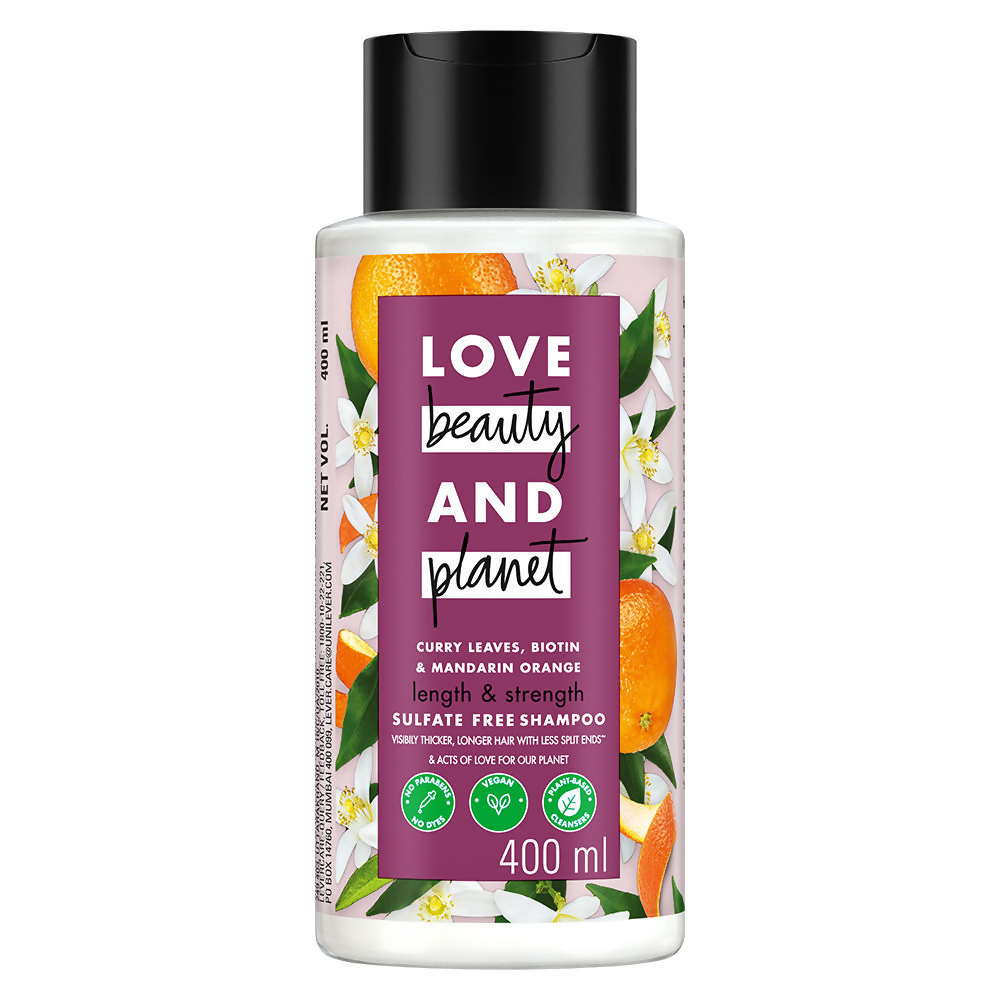 Love Beauty And Planet Curry Leaves & Biotin Sulpate Free Shampoo | Grocsy