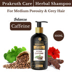 Prakruth Care Premium Herbal Intense Caffeine Shampoo | Grocsy