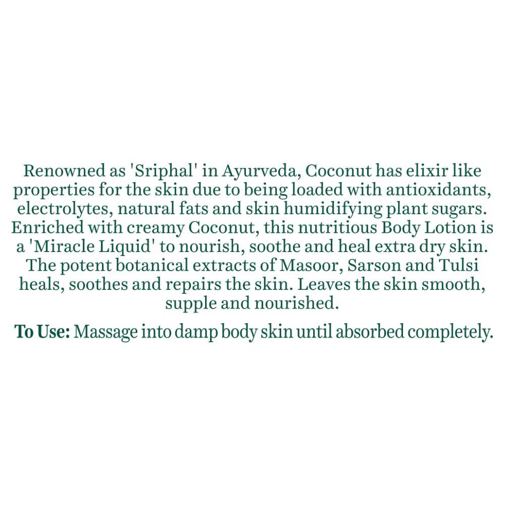 Biotique Bio Creamy Coconut Ultra Rich Body Lotion | Grocsy