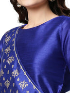 Ahalyaa Women's Traditional wear Kurta Set - Royal Blue | Grocsy