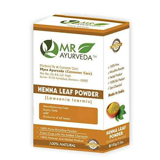 MR Ayurveda Henna Leaf Powder | Grocsy