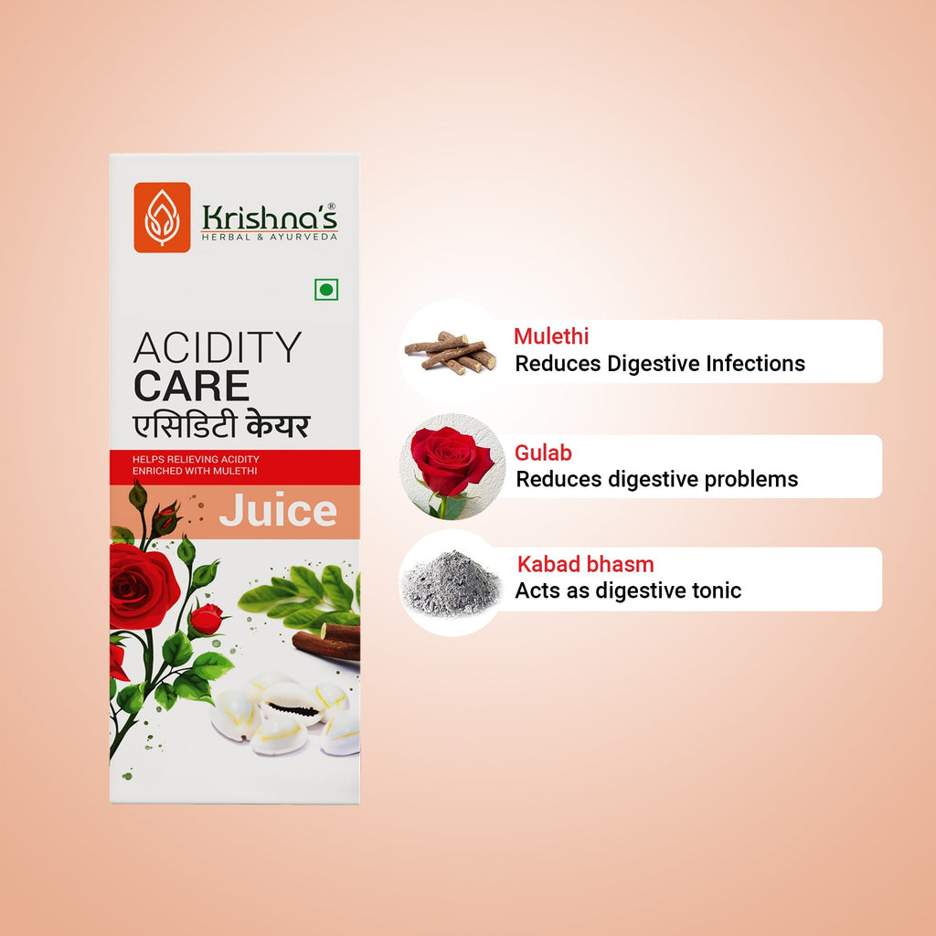 Krishna'S Herbal & Ayurveda Acidity Care Juice | Grocsy