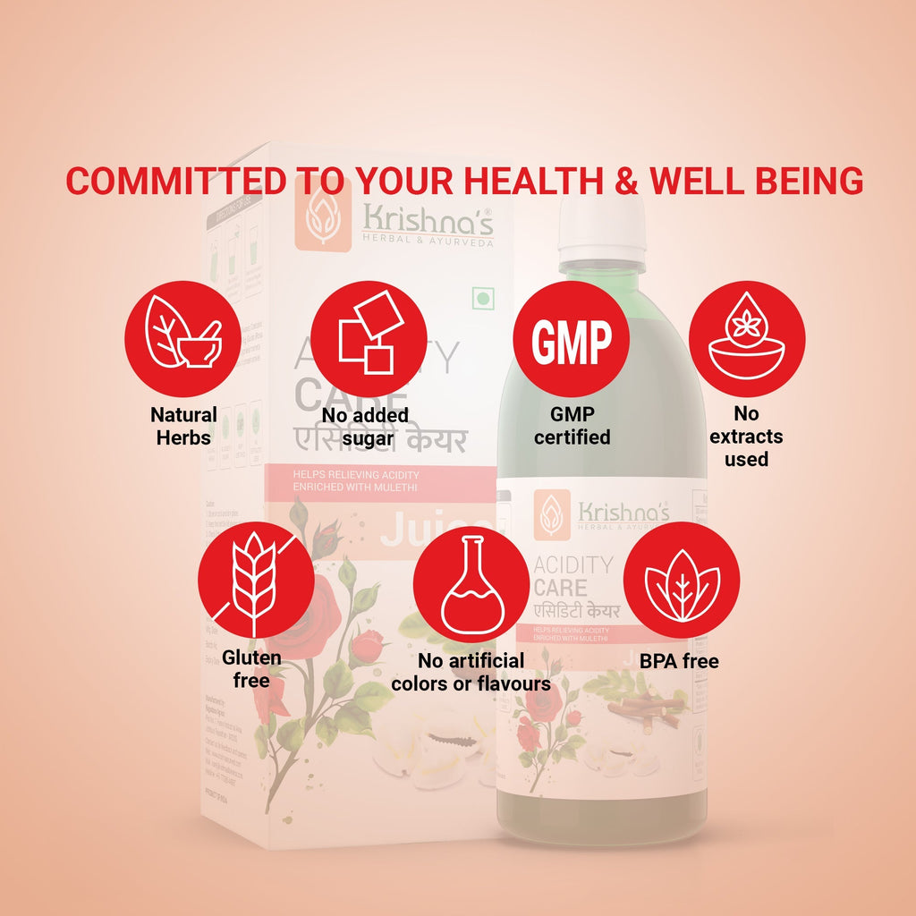 Krishna'S Herbal & Ayurveda Acidity Care Juice | Grocsy