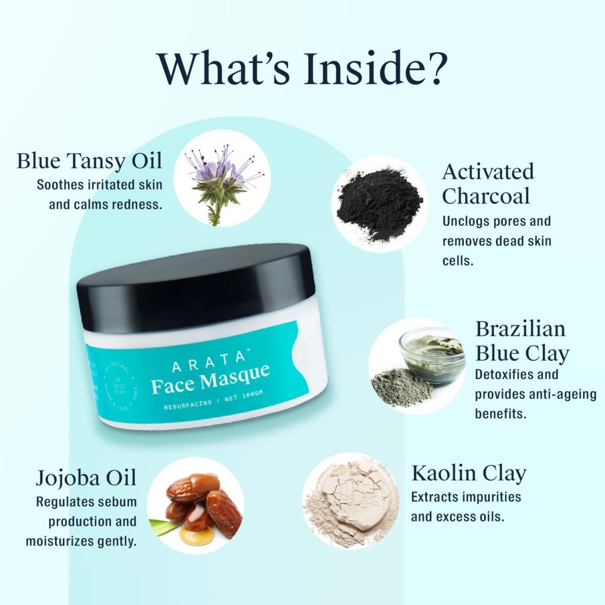 Arata Restorative Face Masque | Grocsy