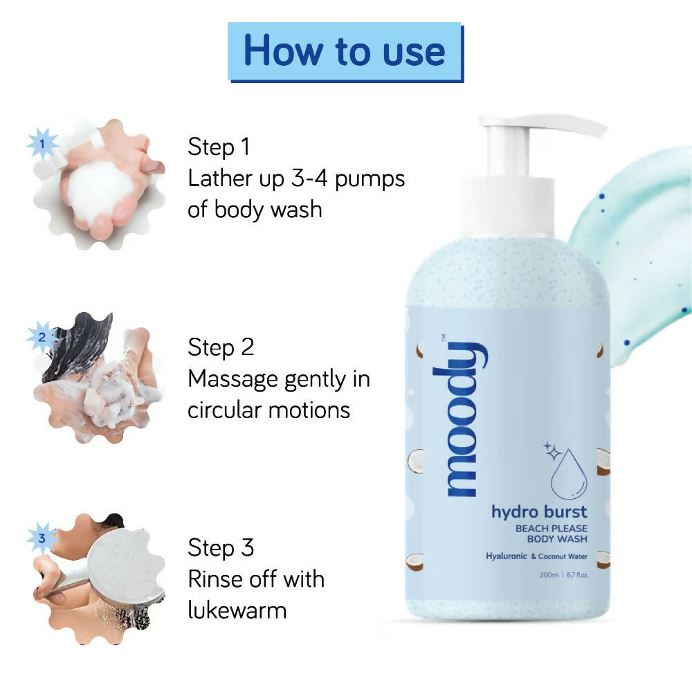 Moody 7D Hydro Burst Bleach Please Body Wash | Grocsy
