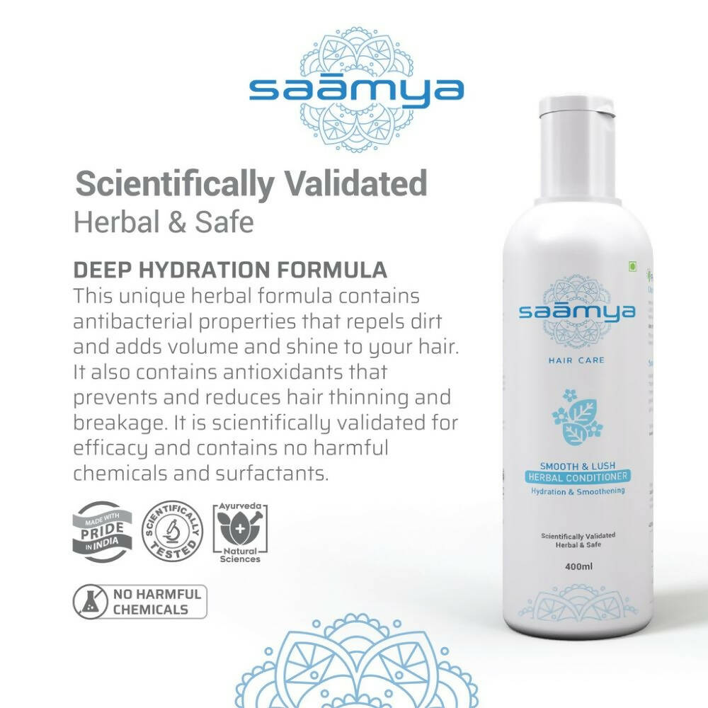 Saamya Smooth & Lush Herbal Conditioner | Grocsy