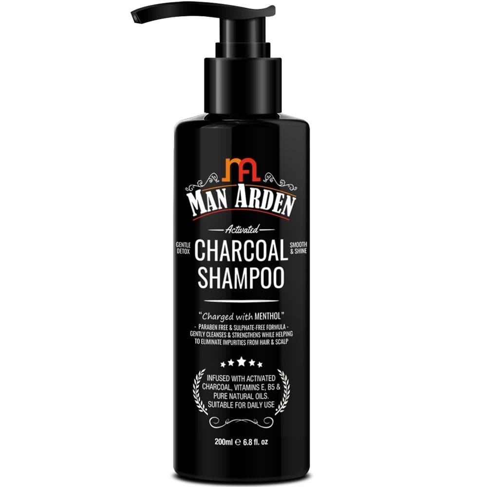 Man Arden Activated Charcoal Shampoo With Argan Oil | Grocsy