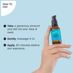 Pilgrim White Lotus Sunscreen Serum SPF 30 PA+++ | Grocsy